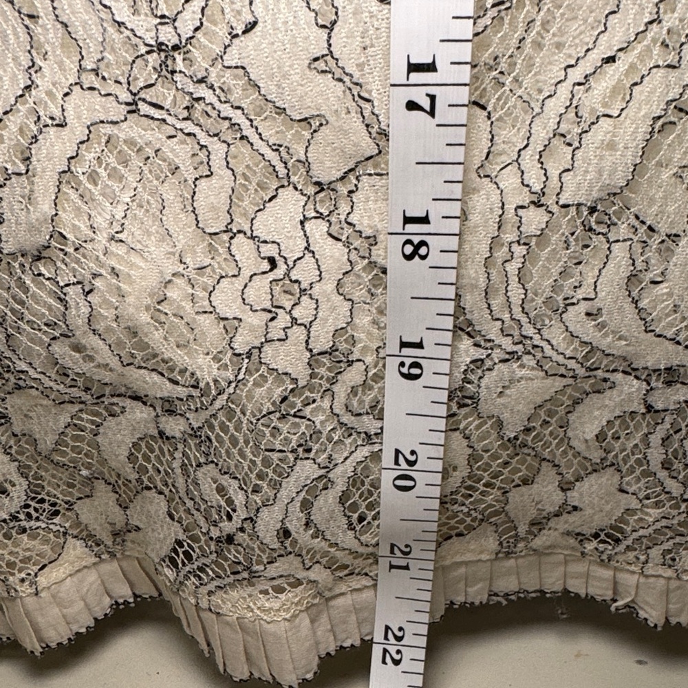 LOFT Cream Lace Blouse - Picture 16 of 16